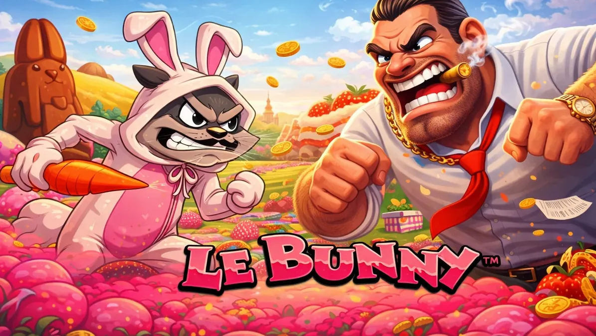 Visuel du jeu Le Bunny, machine à sous présente dans le catalogue SpinBoss — Casino en direct : ce qui est confirmé chez SpinBoss